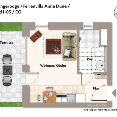 Διαμέρισμα Ferienvillen Anna Duene Ferienvillen Anna Duene 1-03